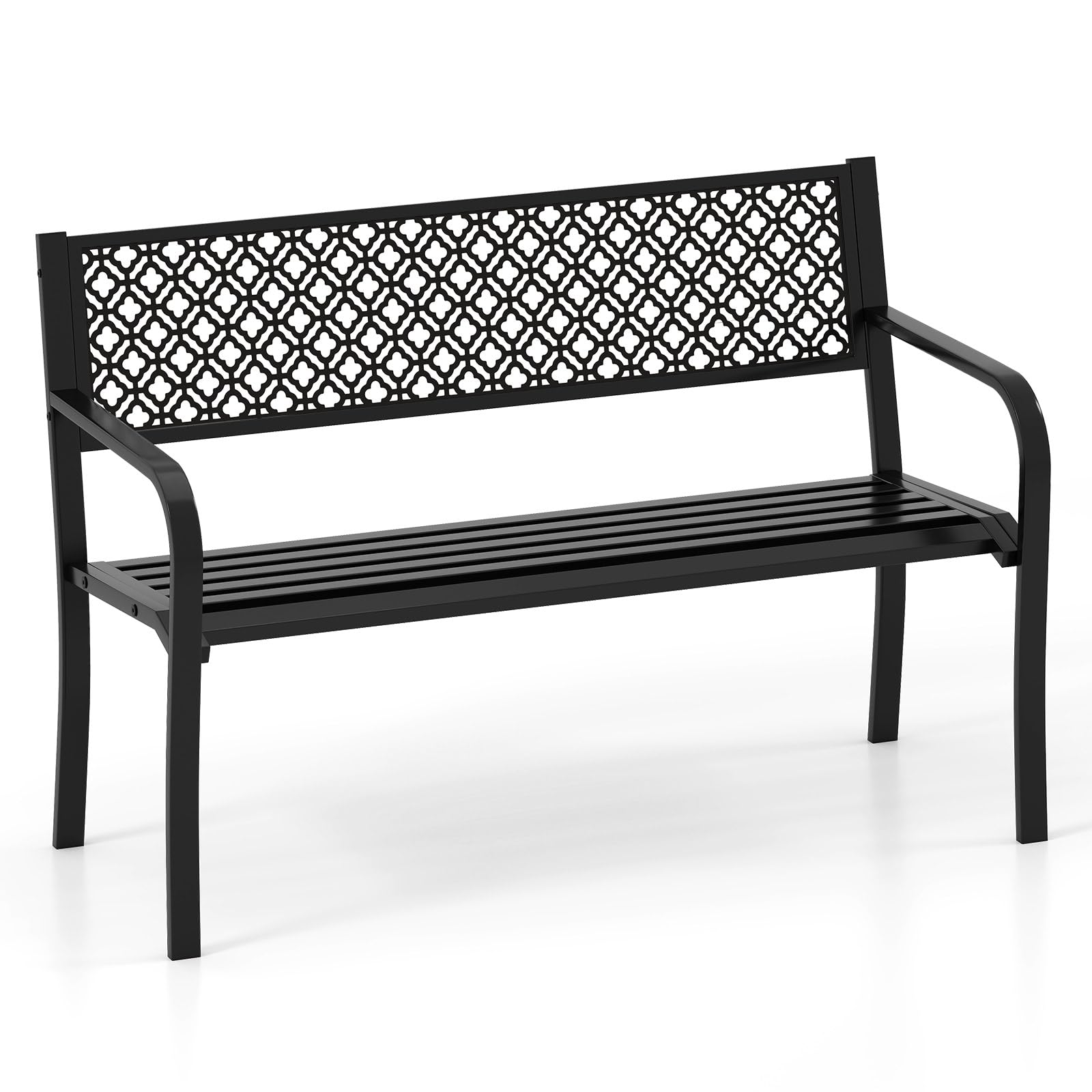 Banc de jardin extérieur Tangkula 50 pouces